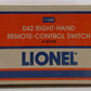 Lionel 6-65168 O27 42" Right Hand Remote Control Switch Turnout VG/Box