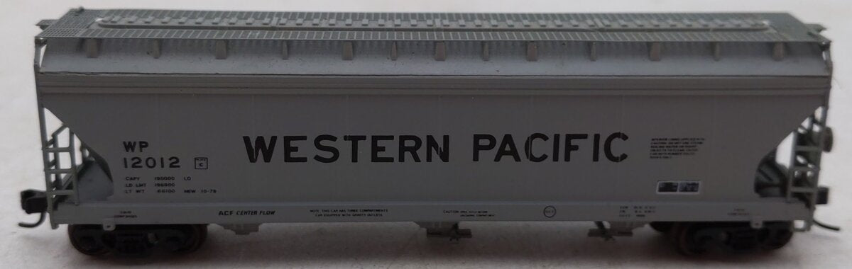 InterMountain 67007-03 HO Scale Western Pacific Hopper Car #12012 EX/Box