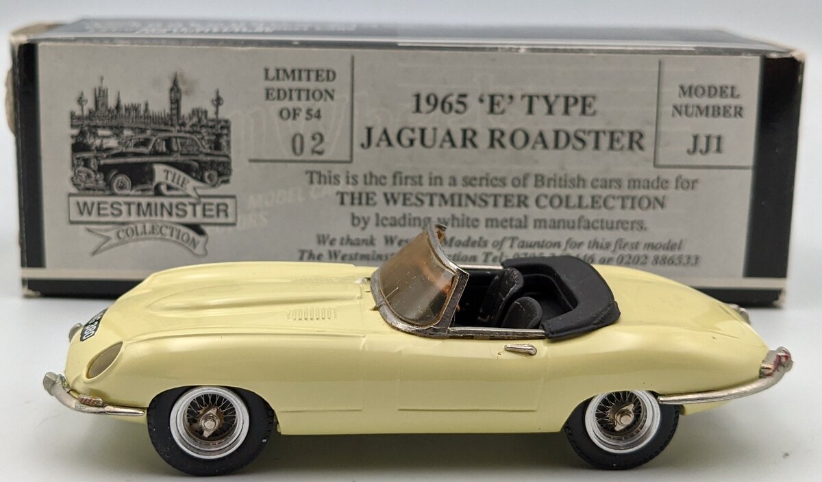 SmallWheels 1:43 1965 E Type Jaguar Roadster VG/Box