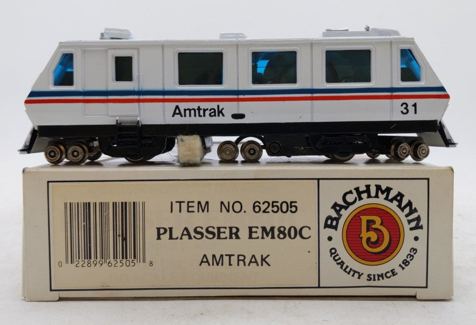 Bachmann 62505 HO Amtrak Plasser EM80C #31 EX/Box