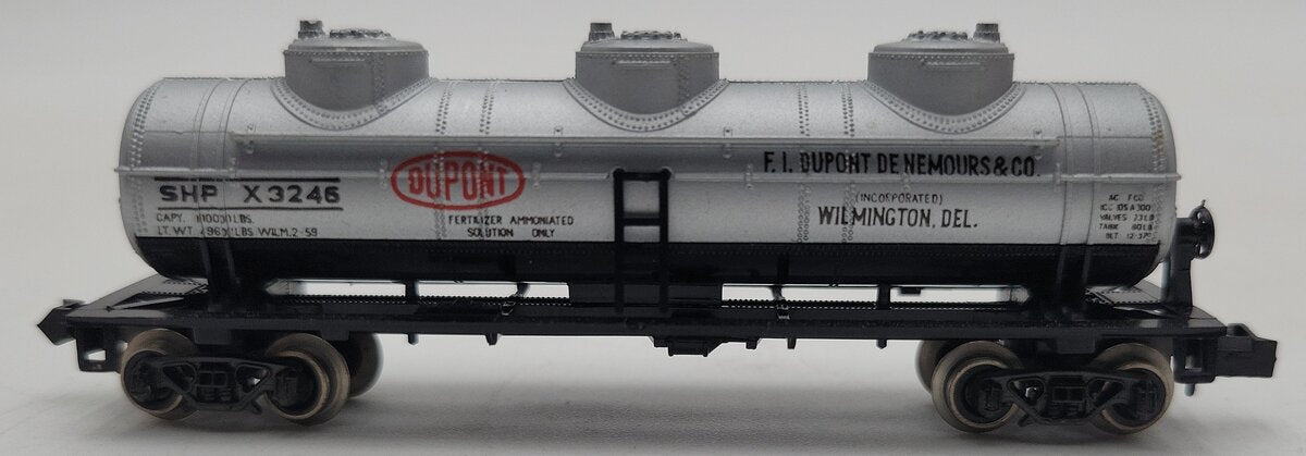 Atlas 2295 N Scale Dupont 3 Dome Tank Car #X3246 LN/Box