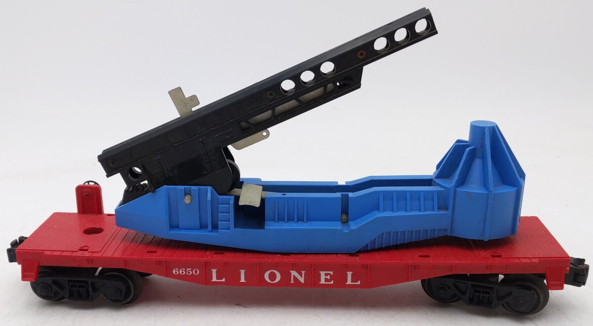 Lionel 6650 Vintage O IRBM Rocket Launcher VG