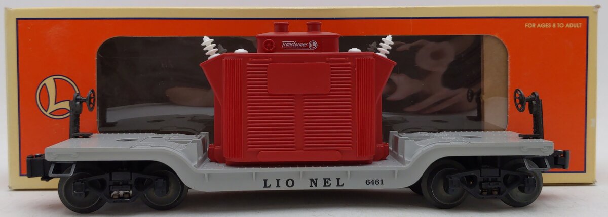 Lionel 6-16967 O Gauge Lionel Depressed-Center Flatcar with Transformer #6461 VG/Box