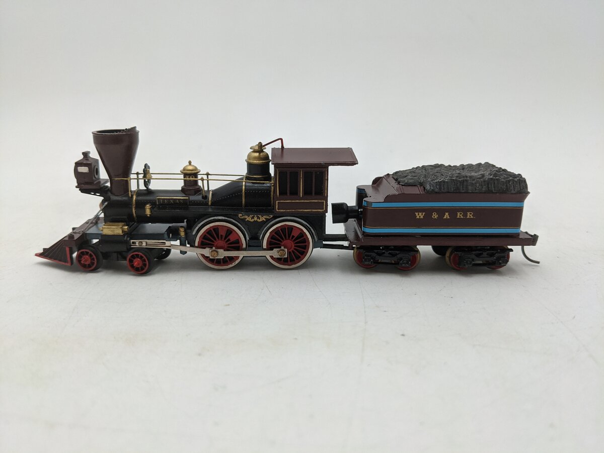Mantua T.Y.C.O. HO Texas W & A 4-4-0 Locomotive & Tender-Custom