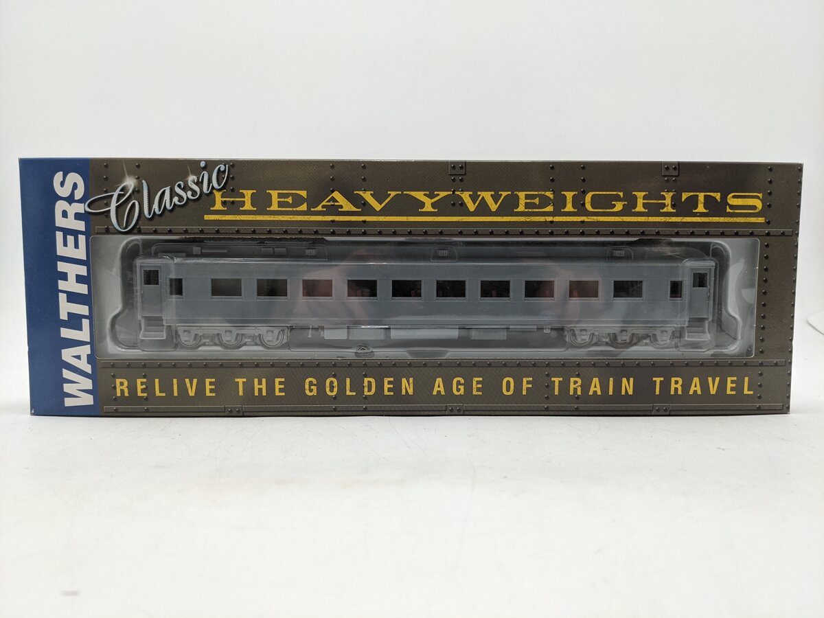 Walthers 932-10350 HO Undecorated Santa Fe Heavyweight Chair Car LN/Box
