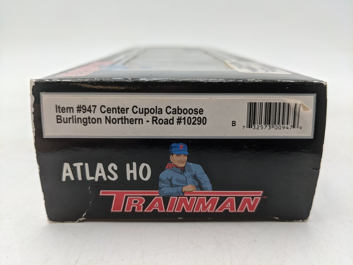 Atlas 947 HO Scale Burlington Northern Cupola Caboose #10290 NIB
