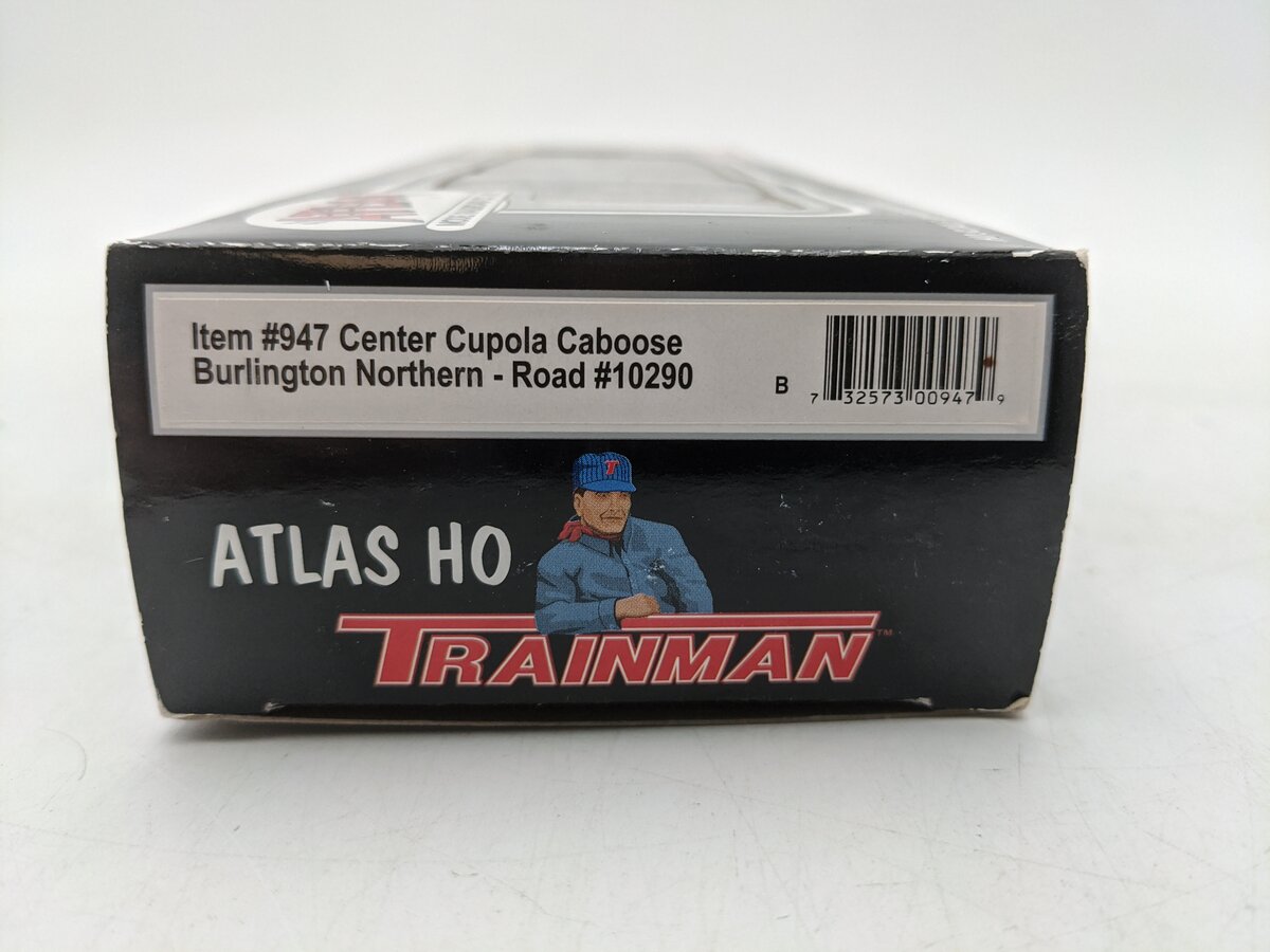 Atlas 947 HO Scale Burlington Northern Cupola Caboose #10290 NIB