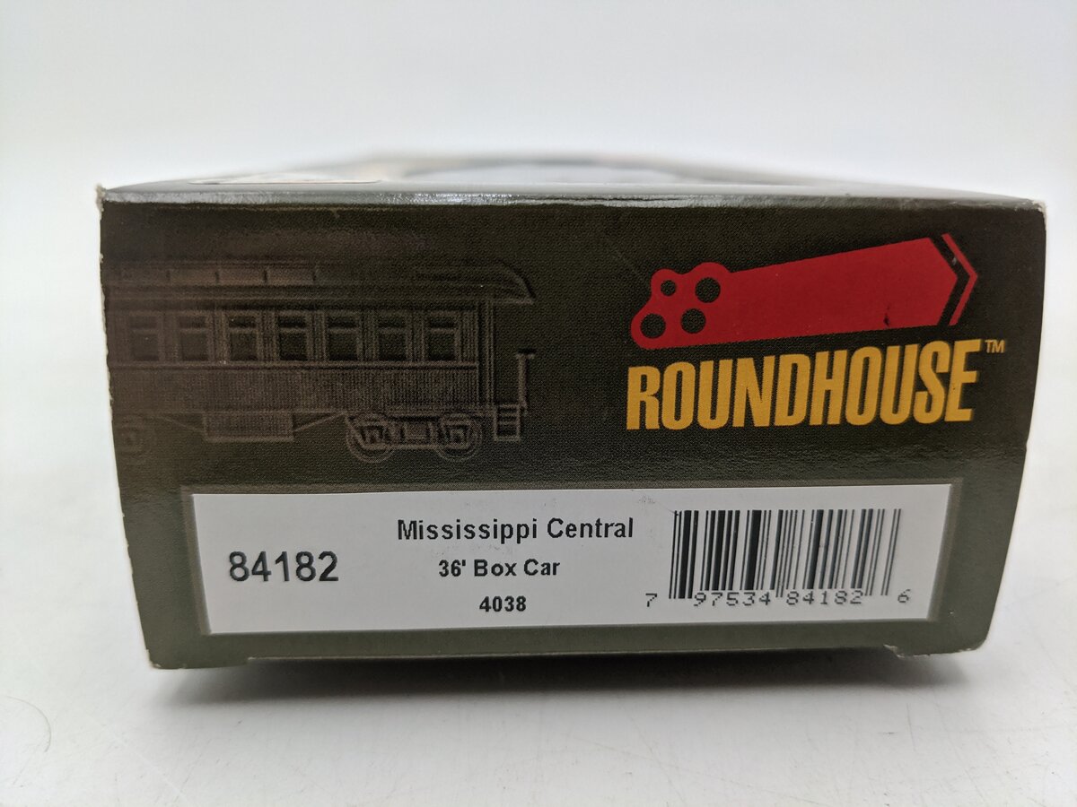 Roundhouse 84182 HO Scale Mississippi Central Boxcar #4038 LN/Box