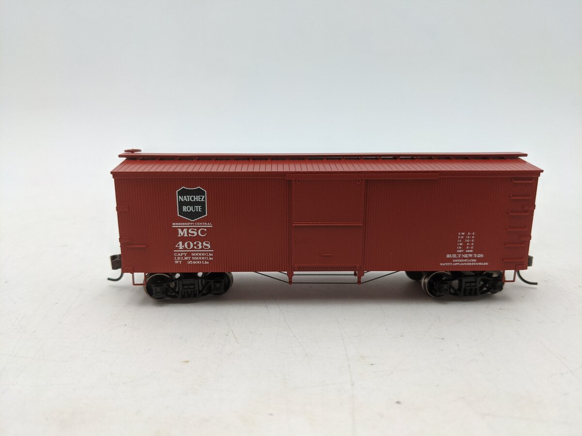 Roundhouse 84182 HO Scale Mississippi Central Boxcar #4038 LN/Box