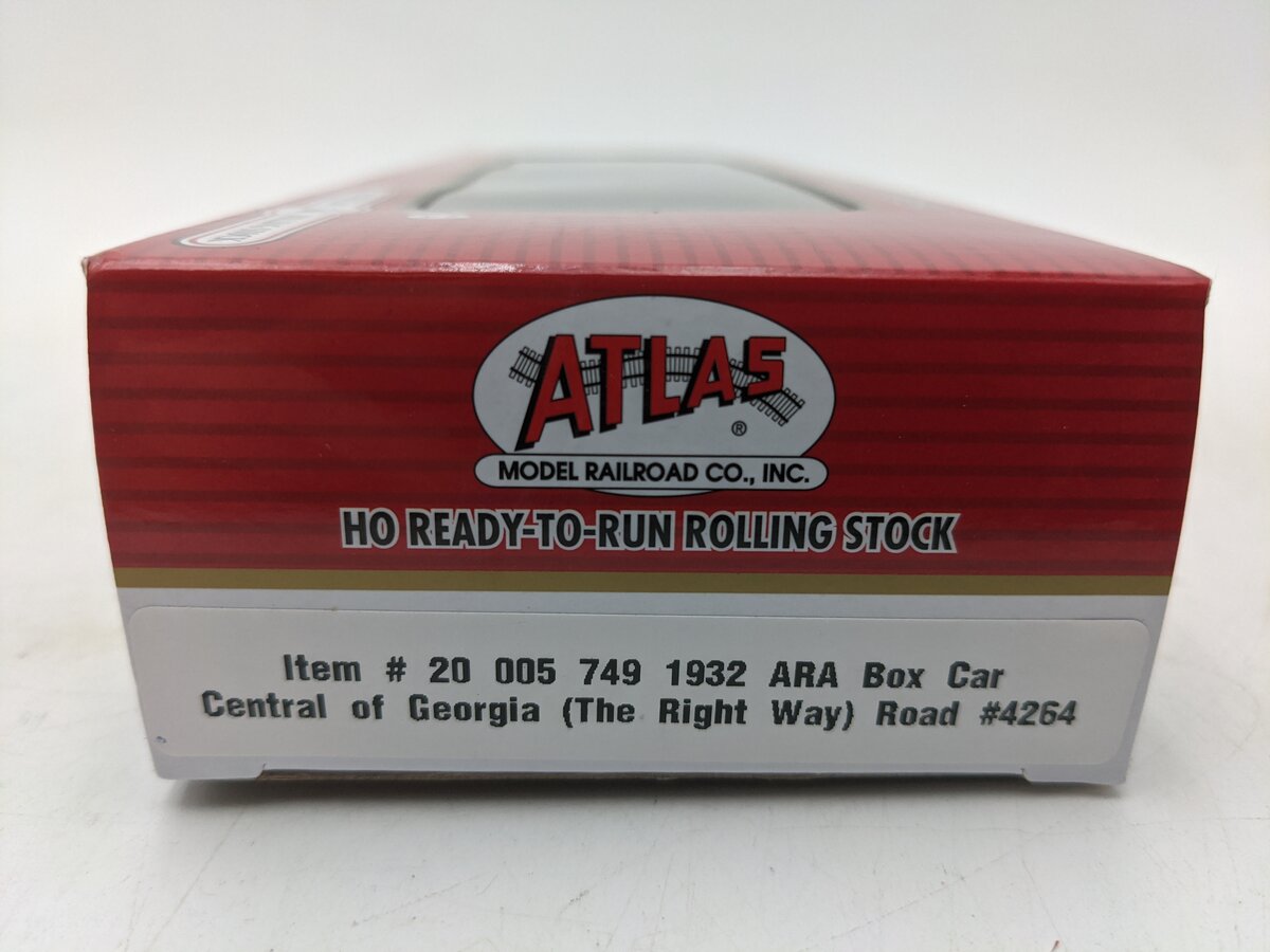 Atlas 20005749 HO Central of Georgia 1932 ARA Boxcar #4264