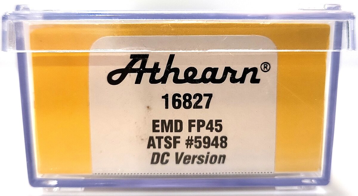 Athearn 16827 N Santa Fe FP45 Freight Warbonnet #5948 EX/Box