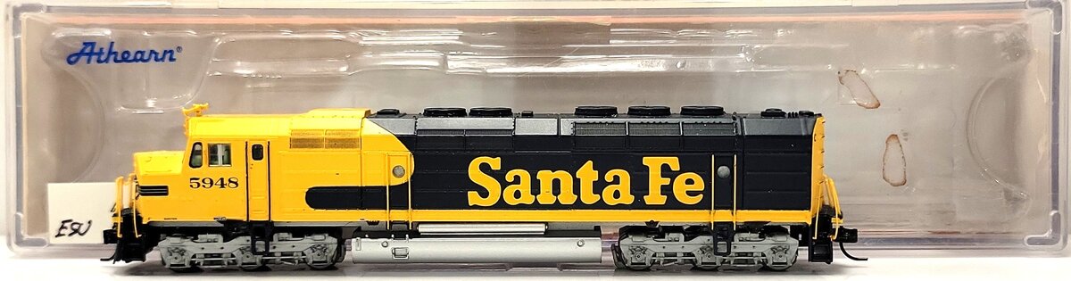 Athearn 16827 N Santa Fe FP45 Freight Warbonnet #5948 EX/Box