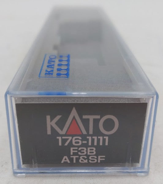 Kato 176-1111 N Scale Santa Fe "Warbonnet" Powered Diesel B-Unit with DCC LN/Box
