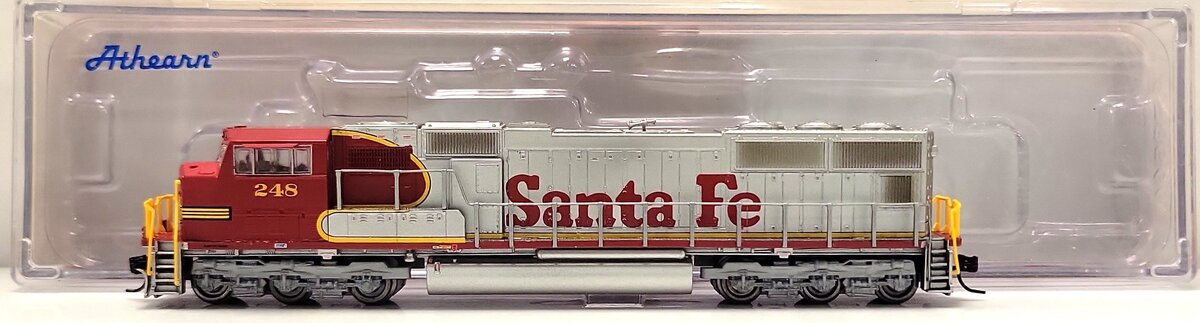 Athearn 17418 N Santa Fe/Warbonnet SD75M Diesel Locomotive #248 LN/Box