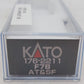 Kato 176-2211 N Santa Fe Warbonnet EMD F7 B-Unit Powered Diesel Locomotive w DCC EX/Box