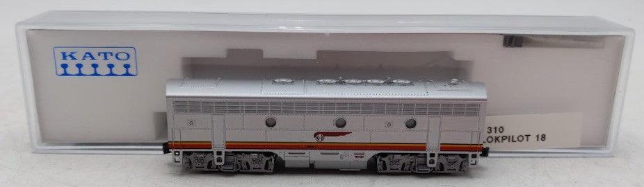 Kato 176-2211 N Santa Fe Warbonnet EMD F7 B-Unit Powered Diesel Locomotive w DCC EX/Box