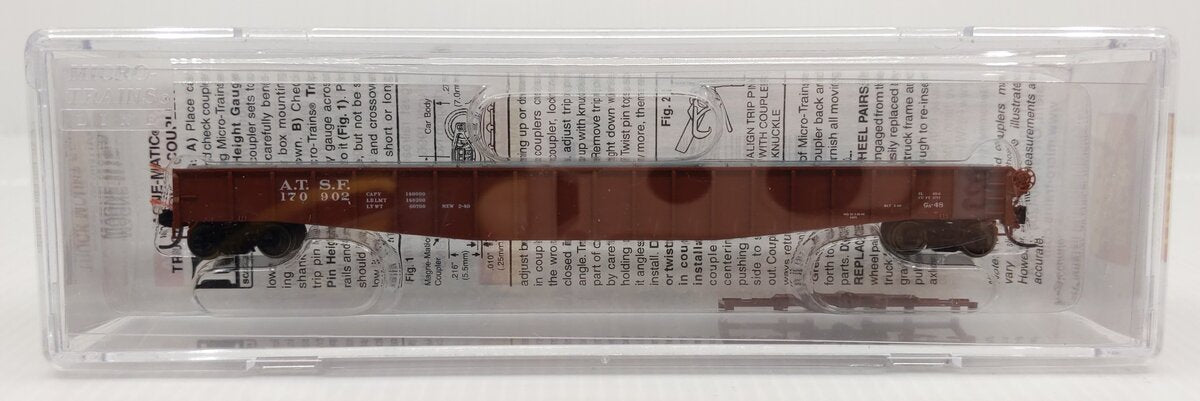Micro-Trains 10700011 N ATSF 65' Mill Gondola with Load #170902