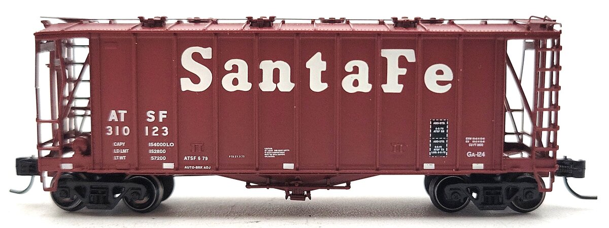 Athearn 23001 N Santa Fe GATC 2600 Airslide Hopper #310123  EX/Box
