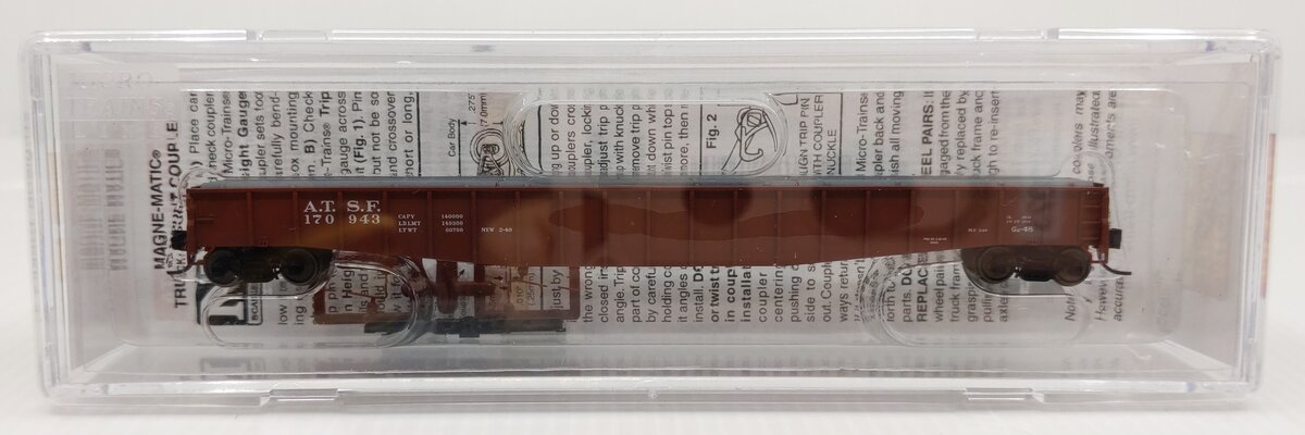 Micro-Trains 10700012 N ATSF 65' Mill Gondola #170943