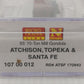 Micro-Trains 10700012 N ATSF 65' Mill Gondola #170943