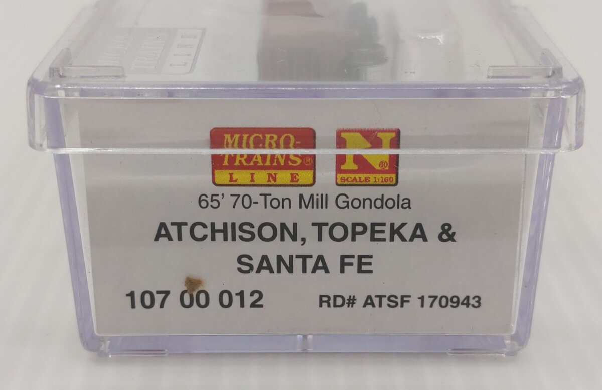 Micro-Trains 10700012 N ATSF 65' Mill Gondola #170943