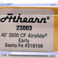 Athearn 23003 N Santa Fe GATC 2600 Airslide Hopper #310158  EX/Box