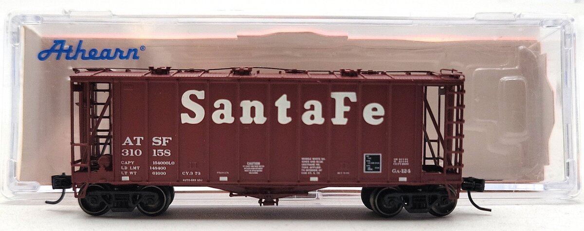 Athearn 23003 N Santa Fe GATC 2600 Airslide Hopper #310158  EX/Box