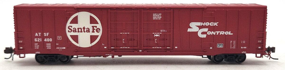 BLMA Models 18031 N SF/Shock Control Bx-166 60' Double Door Boxcar #621400 LN/Box