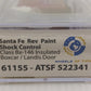 Wheels of Time 61155 N Atchison Topeka Santa Fe PC&F 50' Boxcar #522341 LN/Box