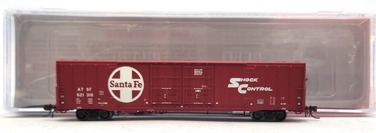 BLMA Models 18027 N Santa Fe Bx-166 60' Shock Control DD Boxcar #621310