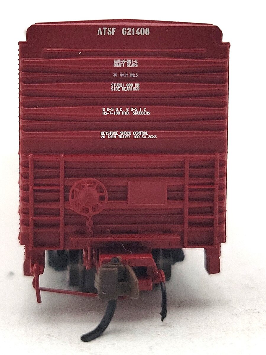 BLMA Models 18032 N Santa Fe Bx-166 60' Shock Control Double Door Boxcar #621408