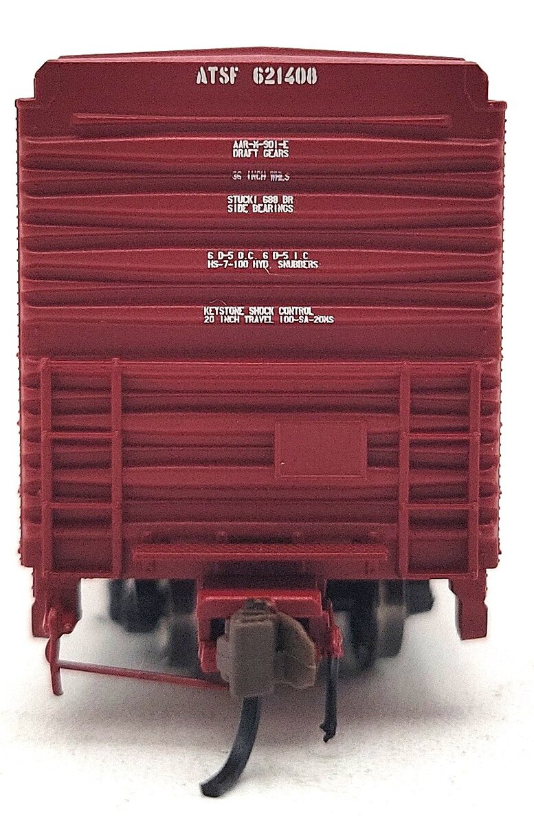 BLMA Models 18032 N Santa Fe Bx-166 60' Shock Control Double Door Boxcar #621408