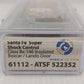 Wheels of Time 61112 N Scale ATSF 50' Insulated Boxcar #522352 LN/Box