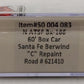 Atlas 50004083 N Santa Fe Berwind "C" Repaint BX-166 60' Box Car #621410 LN/Box