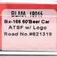 BLMA Models 18015 N Santa Fe Bx-166 60' DD Box w/Logo #621319 LN/Box