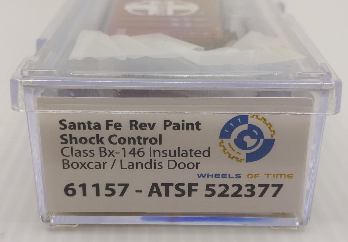 Wheels of Time 61156 N Atchison Topeka Santa Fe PC&F 50' Boxcar #522350