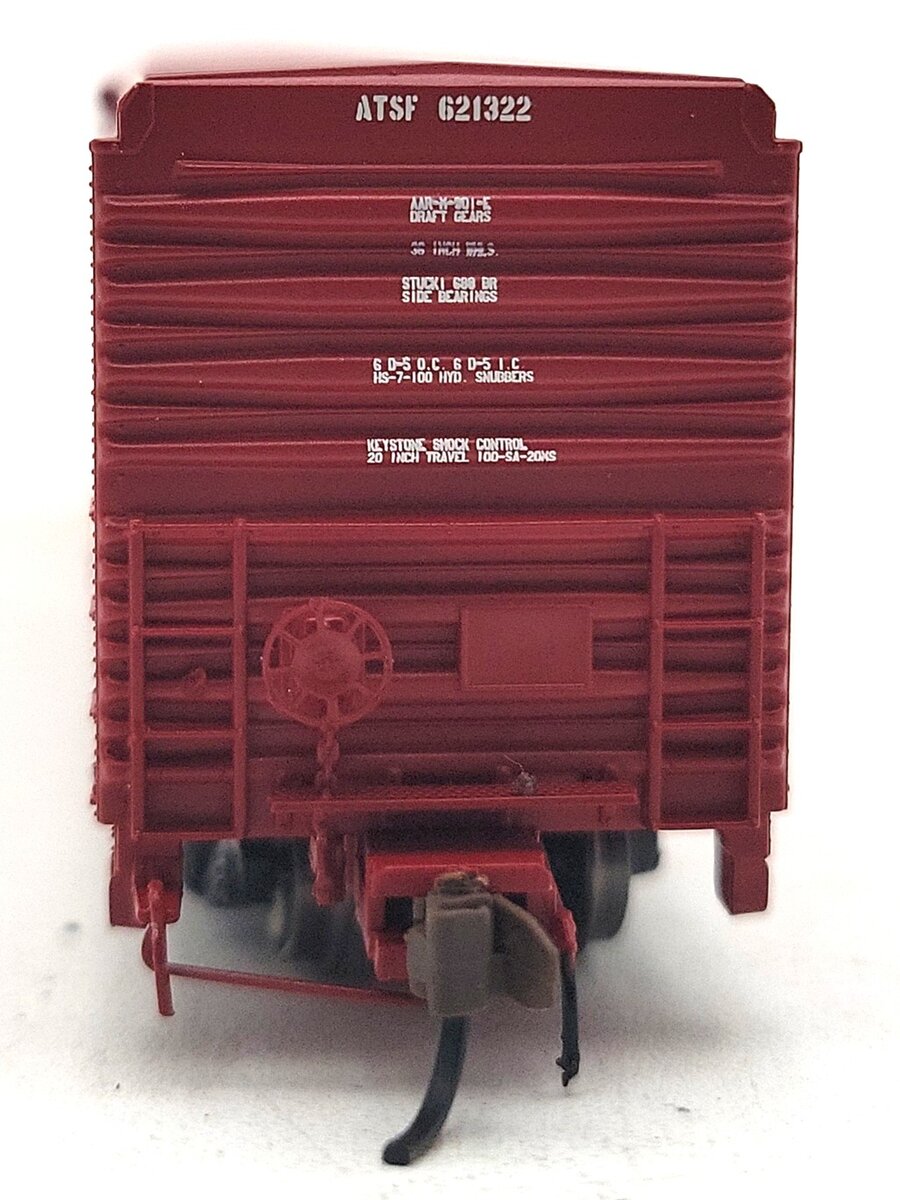BLMA Models 18028 N Santa Fe Bx-166 60' Shock Control DD Boxcar #621322