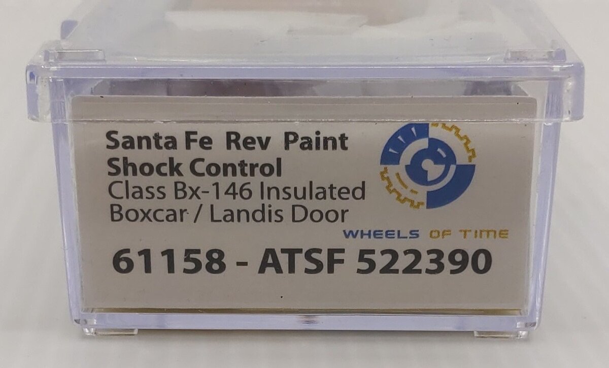 Wheels of Time 61158 N Atchison Topeka Santa Fe PC&F 50' Boxcar #522390 LN/Box