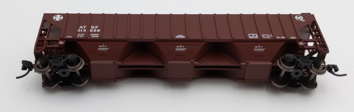 Fox Valley Models 85004-2 N ATSF 4750 Cuft 3 Bay Covered Hopper Car #313559 LN/Box