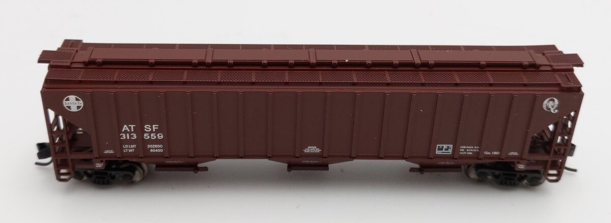 Fox Valley Models 85004-2 N ATSF 4750 Cuft 3 Bay Covered Hopper Car #313559 LN/Box