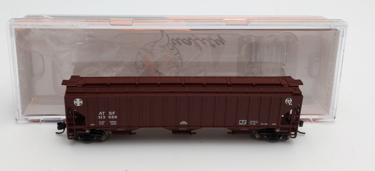 Fox Valley Models 85004-2 N ATSF 4750 Cuft 3 Bay Covered Hopper Car #313559 LN/Box