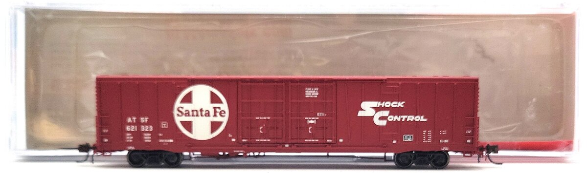 BLMA Models 18029 N SF/Shock Control 60' Double Door Boxcar #621323 LN/Box