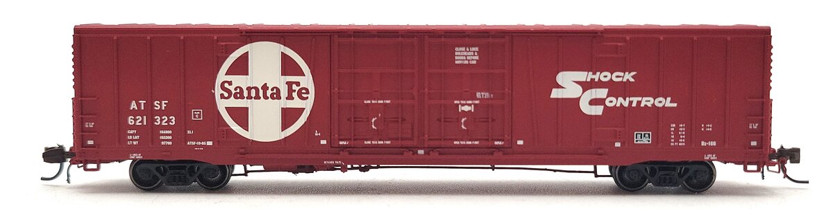 BLMA Models 18029 N SF/Shock Control 60' Double Door Boxcar #621323 LN/Box
