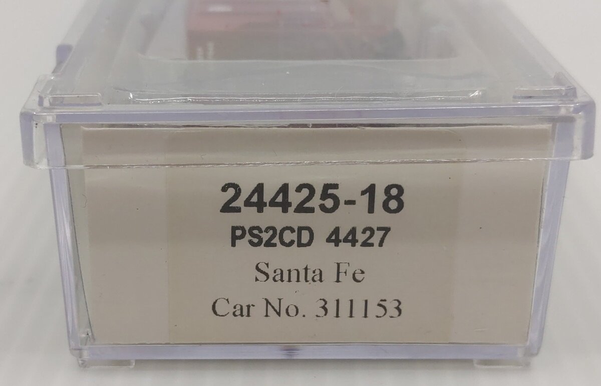 Trainworx Inc 24425-18 N Santa Fe PS2-CD Covered Hopper #311153 LN/Box
