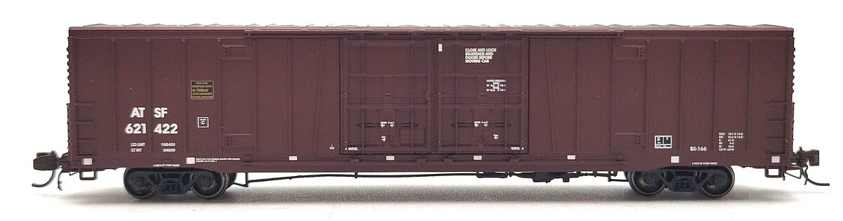 BLMA Models 18005 N Santa Fe Bx-166 60' Double Door Boxcar #621422 LN/Box