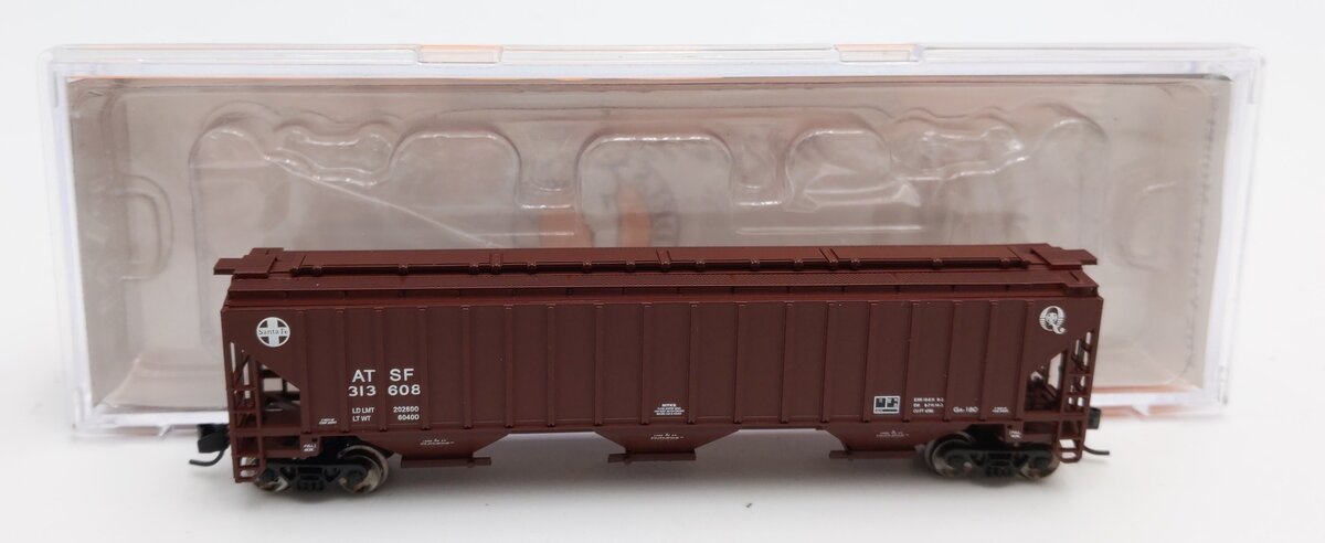 Fox Valley Models 85004-3 N ATSF 4750 Cuft 3 Bay Covered Hopper Car #313808 LN/Box
