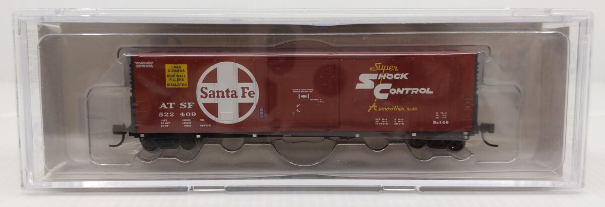 Wheels of Time 61114 N Atchison Topeka Santa Fe PC&F 50' Boxcar #522409