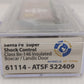 Wheels of Time 61114 N Atchison Topeka Santa Fe PC&F 50' Boxcar #522409