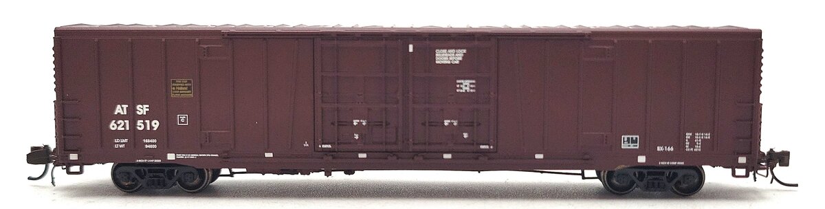 BLMA Models 18008 N Santa Fe Bx-166 60' Double Door Boxcar #621519 LN/Box