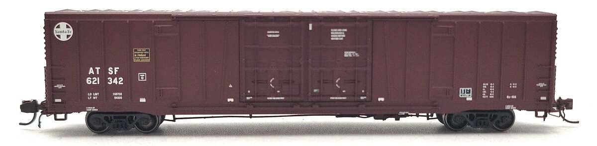 BLMA Models 18016 N Santa Fe Bx-166 60' Double Door Boxcar w/Logo #621342 LN/Box